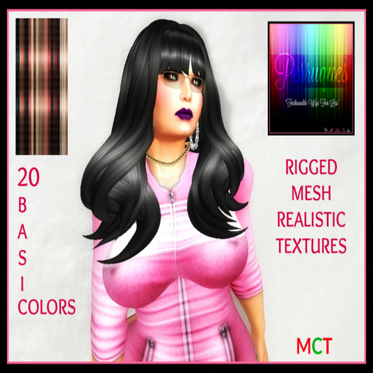 =Perruques Hair= Sarah Long MESH Hair[FATPACK]