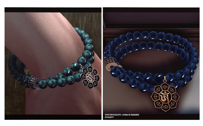 [ dynasty ] - Ohm Bracelet - Gold & Merlot BOX