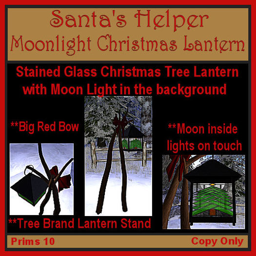 SH Moonlight Christmas Tree Lantern