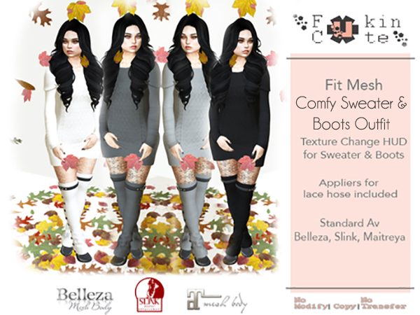 FC Comfy Sweater/Boots  BAG