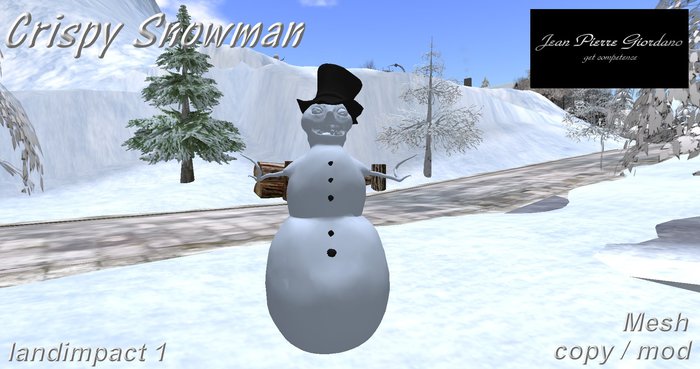 Crispy Snowman mesh