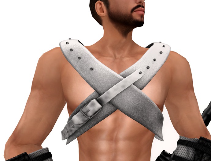 *Rebel Fire* Chest Straps white