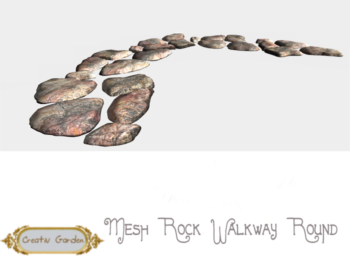 Creativ Garden Mesh Rocks Walkway Round