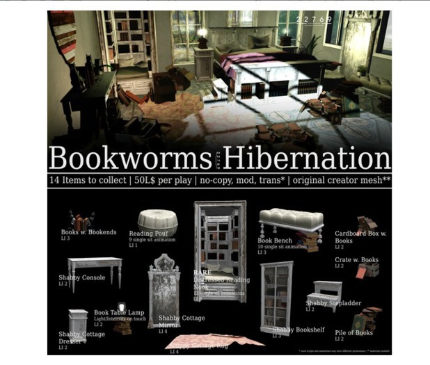 22769 ~ [bauwerk] Books with Bookends - COMMON