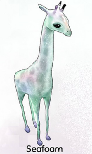 +Half-Deer+ Tiny Teacup Giraffe - Seafoam