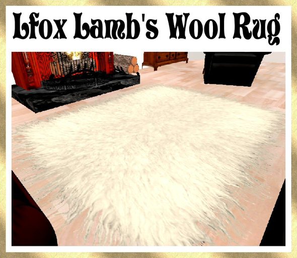 lfox Lamb's Wool Rug (this is an object)