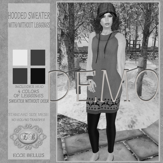 .:Ecce Bellus:. Hooded Sweater wiLeggings DEMO boxed