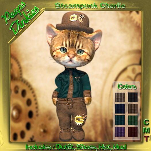 Peeps Dinkies Steampunk Charlie