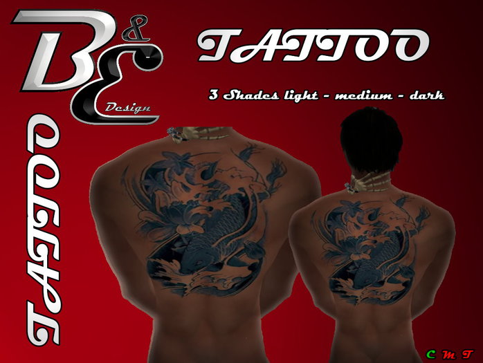 B&E Design Tattoo Slink_Man_ Koi_01