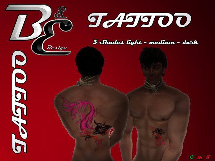 B&E Design Tattoo Slink_Man_Mermaid04