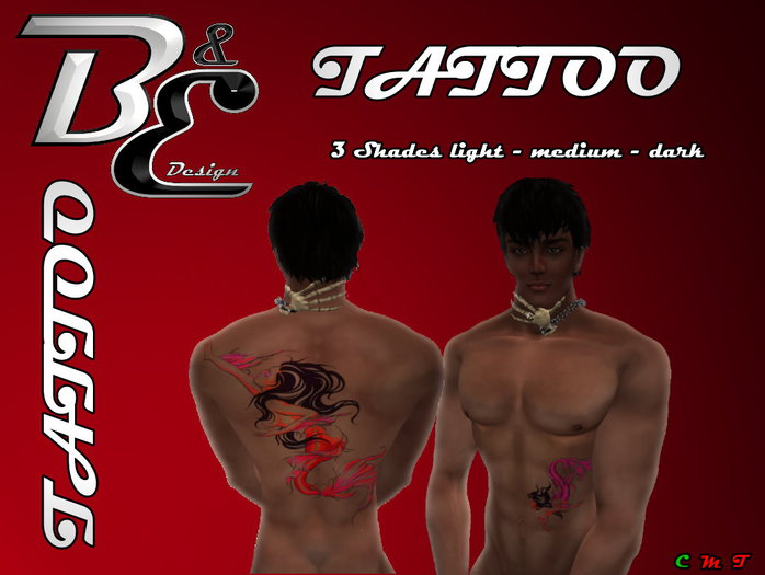 B&E Design Tattoo Slink_Man_Mermaid03