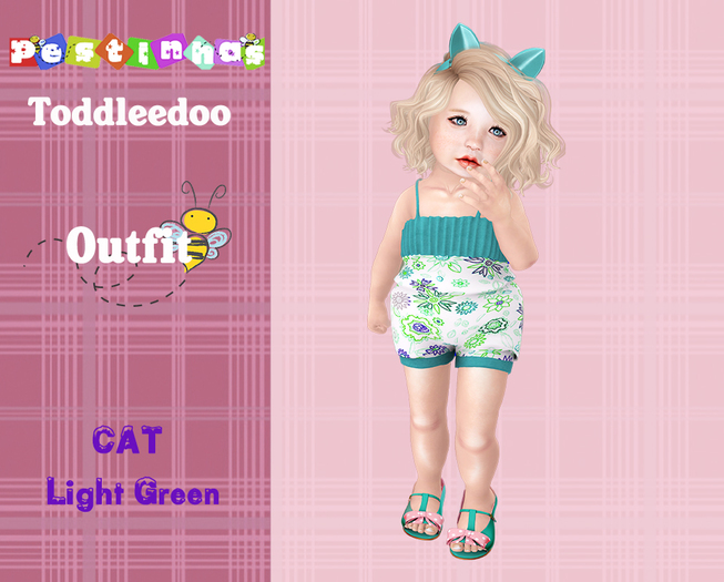 .::PESTINHAS CAT LIGTH GREEN::.