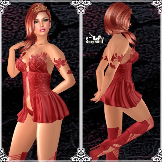 Blueberry - Mykonos / Red SET RARE - Maitreya