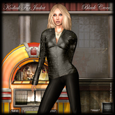 SAS - Kodiak Fur Jacket Black Croco (Mesh)