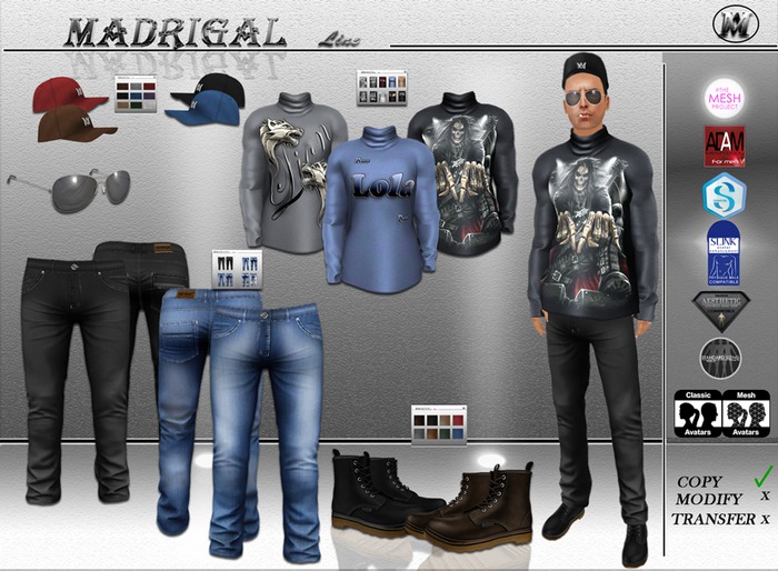 MADRIGAL.:Compet Outfit SEGAL Controles HUD DEMO