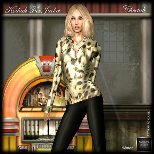 SAS - Kodiak Fur Jacket Cheetah (Mesh)