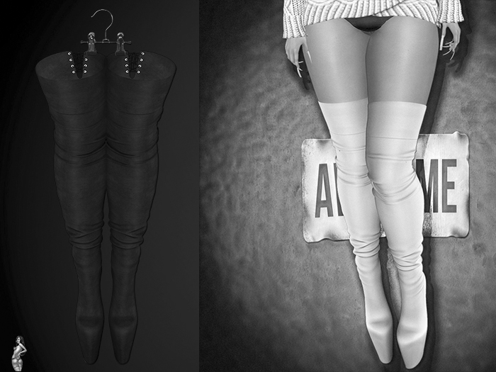 Demo **String Fashion** Laced High Boots
