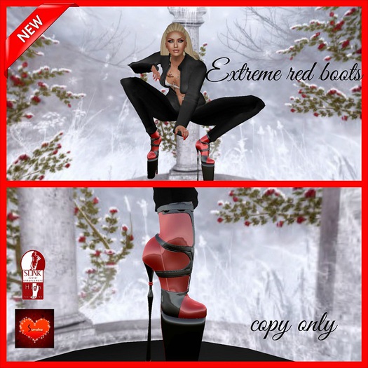 Extreme Boots Red   PROMO