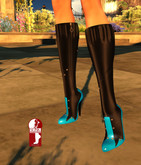 P119 SOLVEIG boots black blue