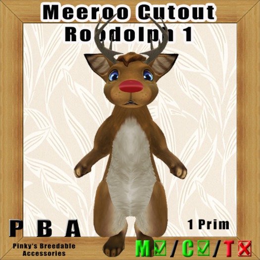 Cutout Fallow Daino Roodolph Box