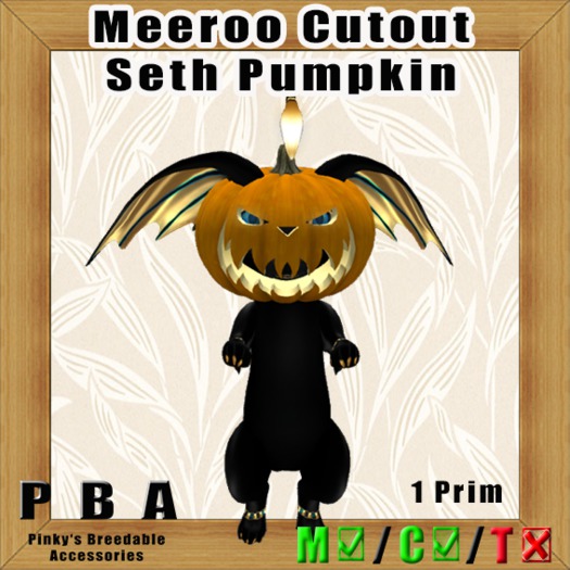 Meeroo Cutout "Ancient Seth Pumpkin" Box