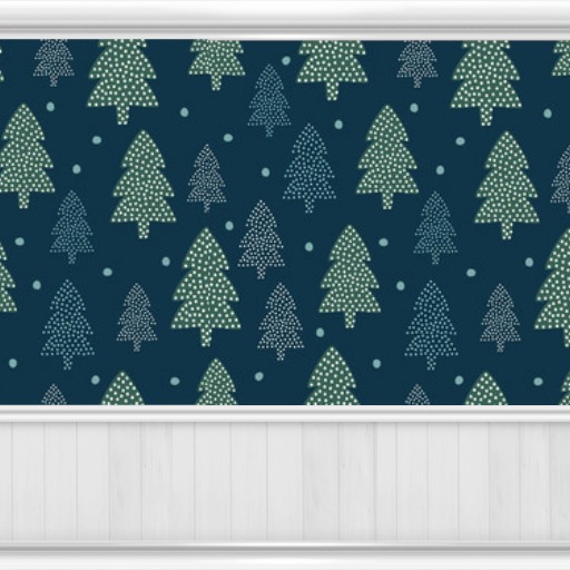 Christmas Tree Wallpaper With Panels