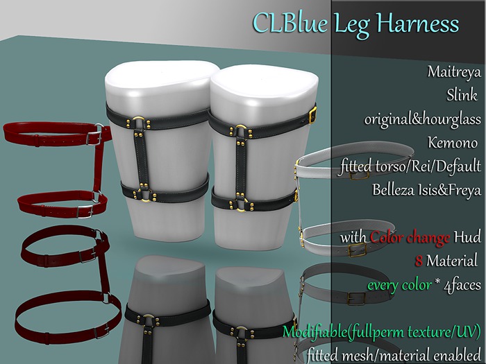 CLBlue-Leg Harness