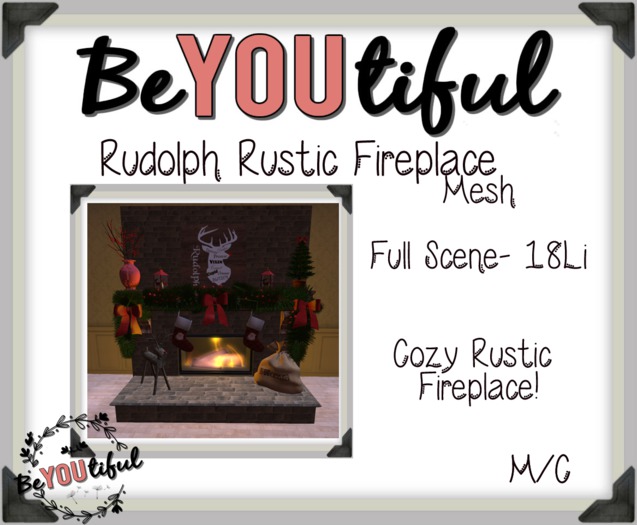 Rudolph Rustic FIreplace