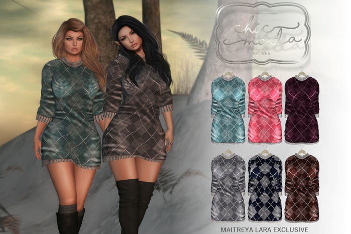 ~ChicModa~ Ada Argyle Dress ~  ~ Maitreya