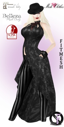 *IONIC:FASHION* : Mesh : FittMesh Large Top + Pants #1