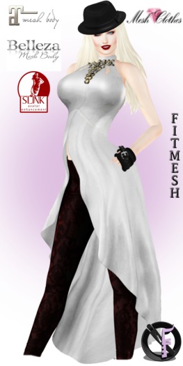 *IONIC:FASHION* : Mesh : FittMesh Large Top + Pants #3