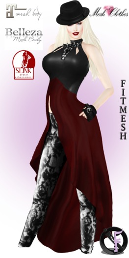 *IONIC:FASHION* : Mesh : FittMesh Large Top + Pants #4