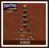 Christmas - Tree Old Brown Shelf