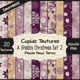 *Cupids Textures * 20 A SHABBY CHRISTMAS SET 2