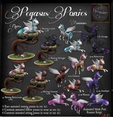 16. *HEXtraordinary* Blossom Pegasus Pony (Sitting)