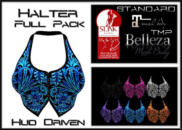Halter Vest - Multi Sizes - Full Pack