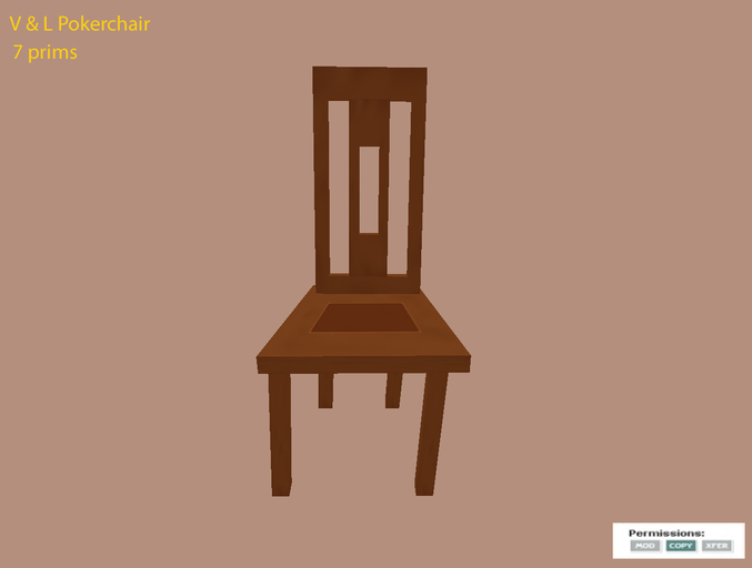 V&L Poker Chair