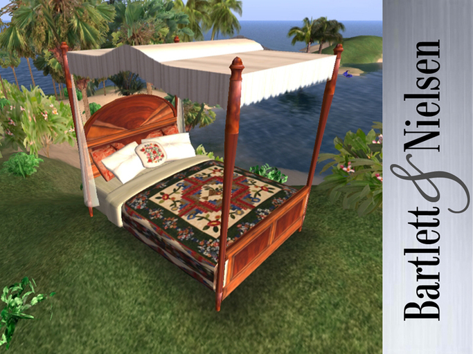 Windsor Canopy bed (100+ Couple Poses)