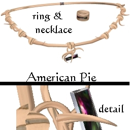 American Pie Organic Necklace Mns Sz