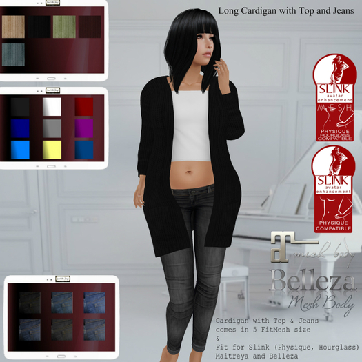 .::Sweet little Things::. Swea Longe Cardigan with Top