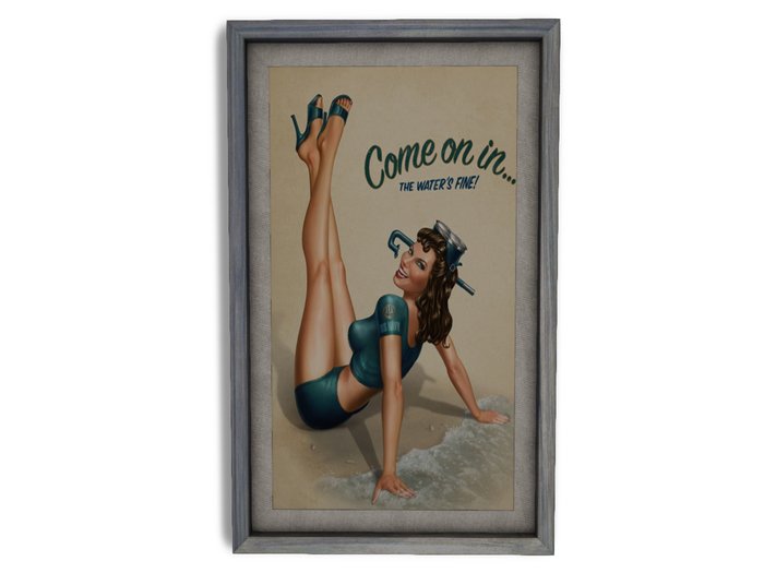 CP- Vintage Pinup Girl 1
