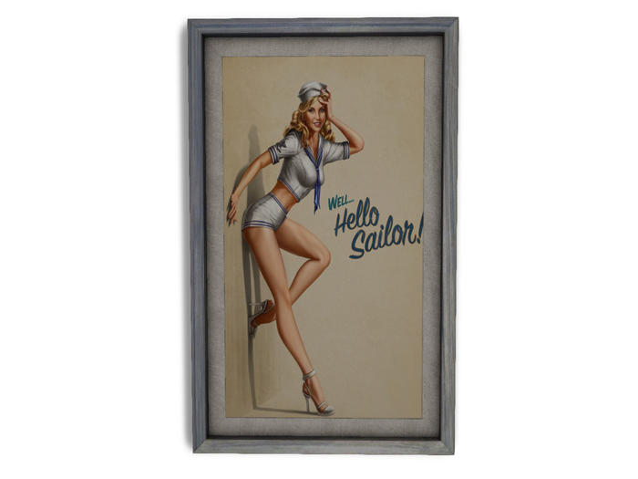 CP- Vintage Pinup Girl 2