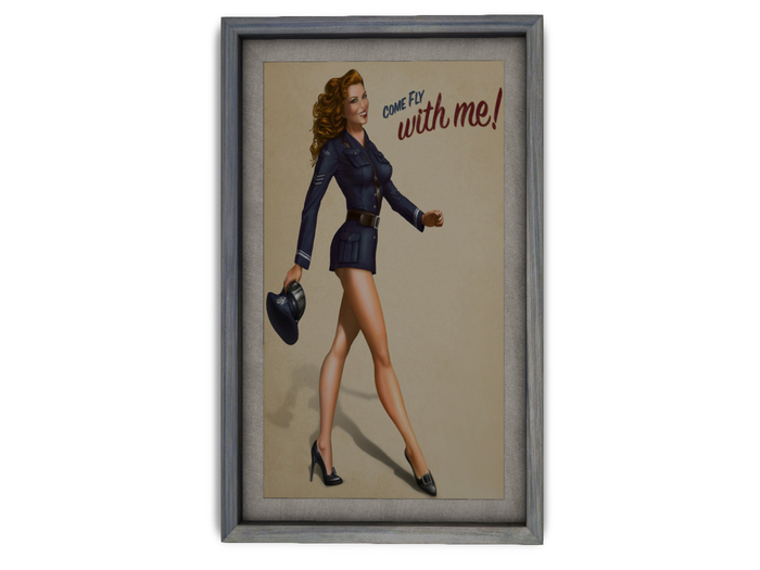 CP- Vintage Pinup Girl 3