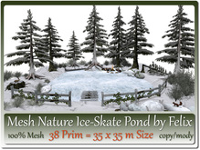 Mesh Nature Ice-Skate Pond(2) 38 Prim 35x35m Size copy-mody