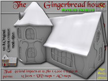Gingerbread house - 49 LI - FULL PERMS Meshes