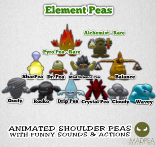 MadPea -  Element Peas - Alchemist - RARE