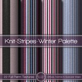 {L} Knit-Stripes-Winter Palette