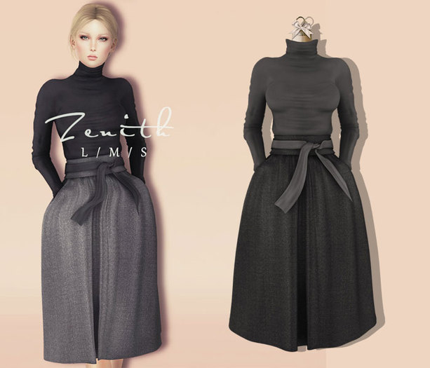 =Zenith=Stasha Dress (Grey)