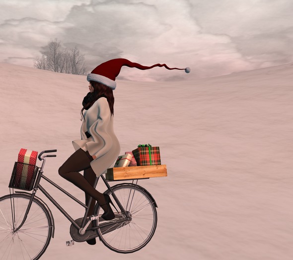 Santa biker hat :D