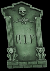 Skull & Gargoyle  Headstone